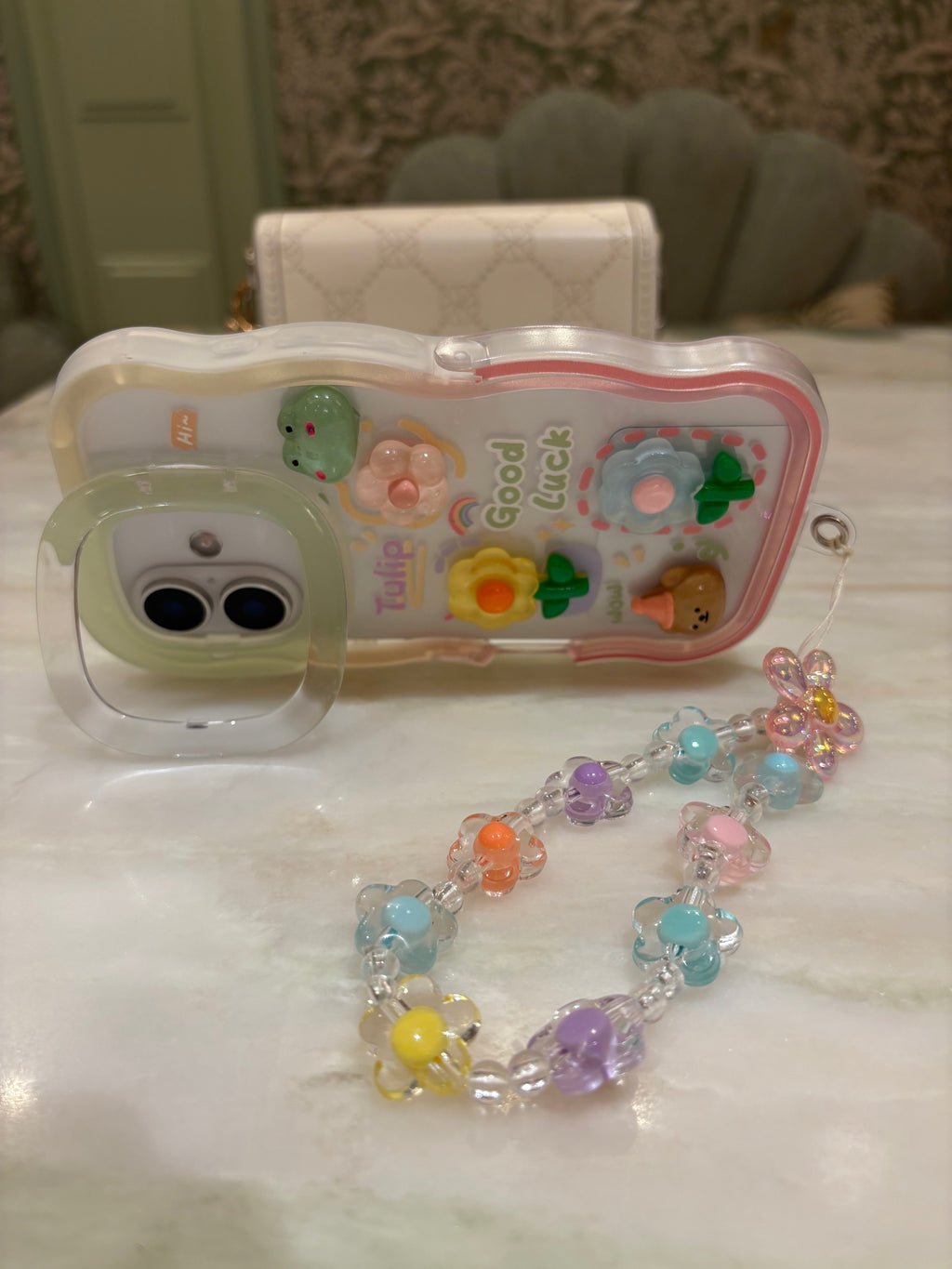 Premium Lucky Bloom Good Luck Case - Dual Stand