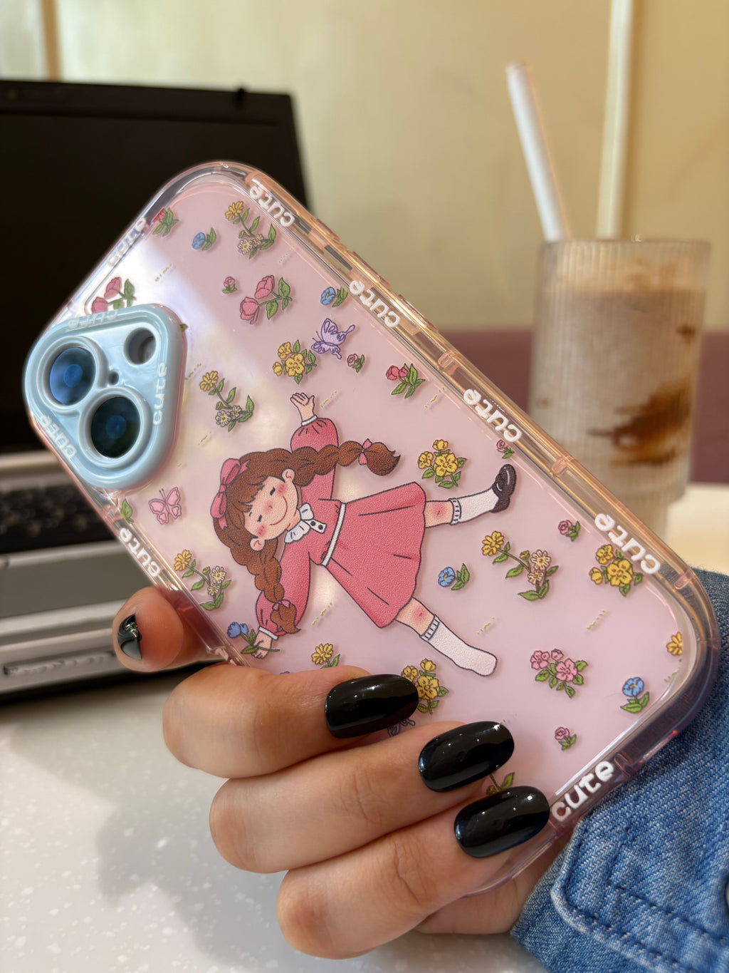 Dreamy Playful Girl Case for iPhone