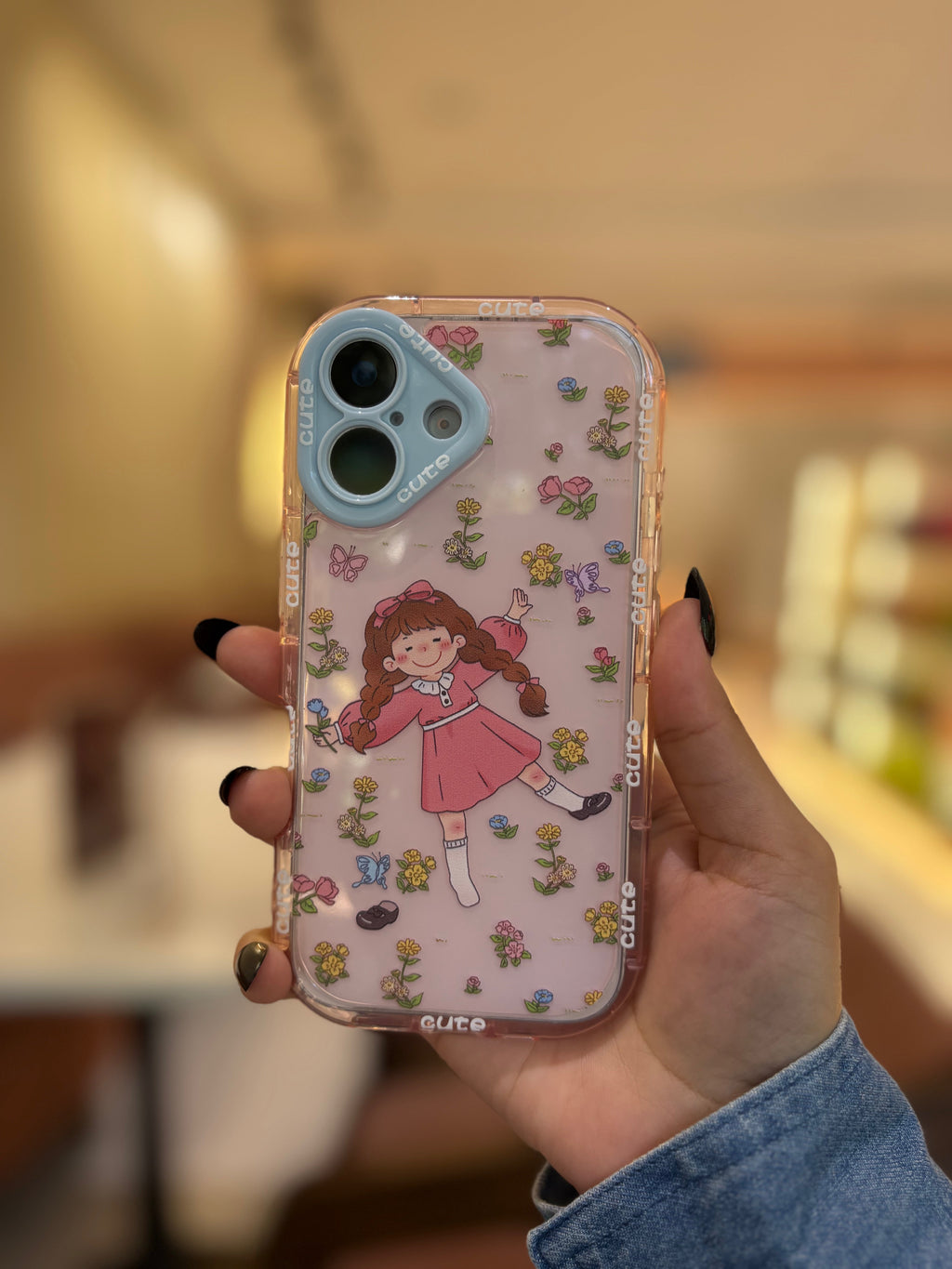 Dreamy Playful Girl Case for iPhone