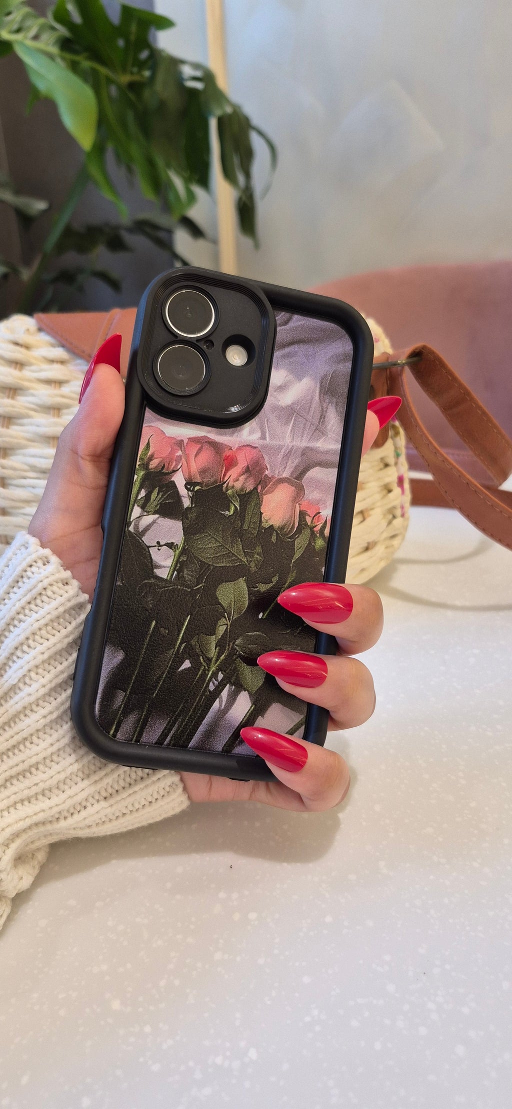 Black Rose iPhone Case