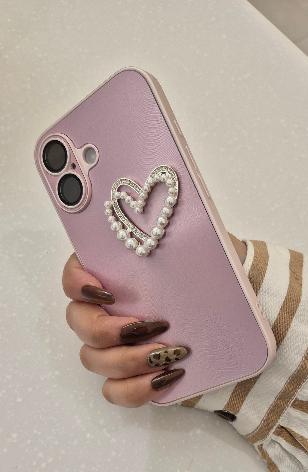 Pearl Heart iPhone Case