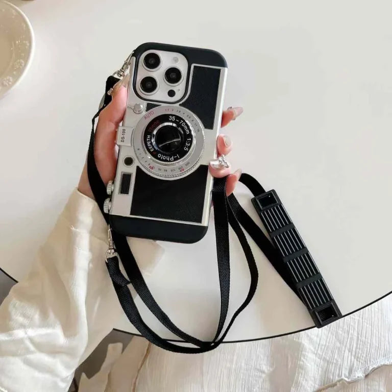 Retro Camera Phone Mobile Case  (for Men & Women)