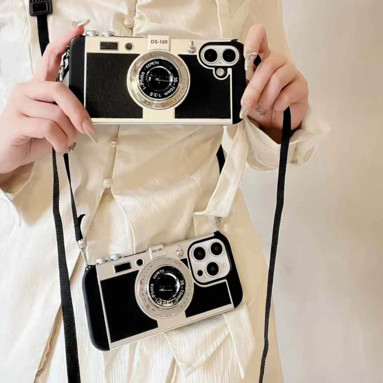 Retro Camera Phone Mobile Case  (for Men & Women)