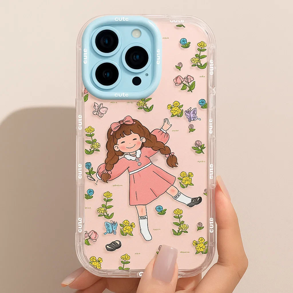 Dreamy Playful Girl Case for iPhone
