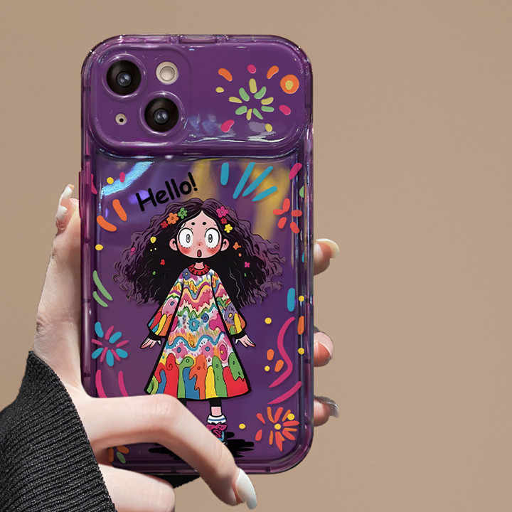 Cute Lens TPU Glam Flip & Snap iPhone Case